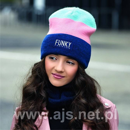 44-547 Czapka dziecięca AJS mix-kolor