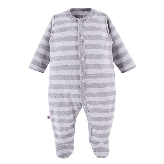 Ancymon Pajac niemowlęcy 2-pak Eevi - szary/zielony