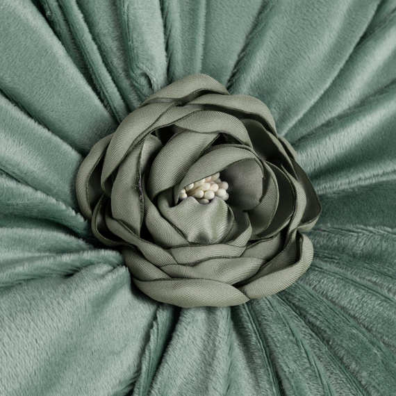 Poduszka Flores 5 Eurofirany kwiatek 40 cm dekoracyjna szałwia