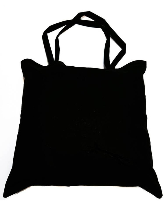 Kwiatki wzór serwetki torba bawełniana na zakupy szary