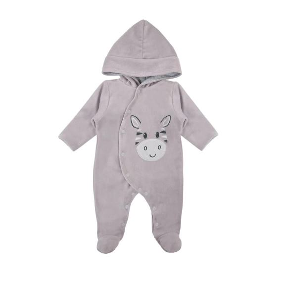 "Baby Love" Pajac welurowy Ewa Klucze - niebieski