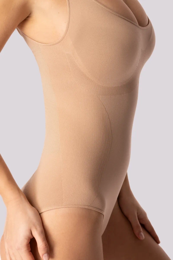 Shapewear body modelujące Mona beżowy