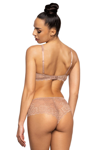 M-053/22 Carmela Biustonosz Usztywniany Mat - capuccino