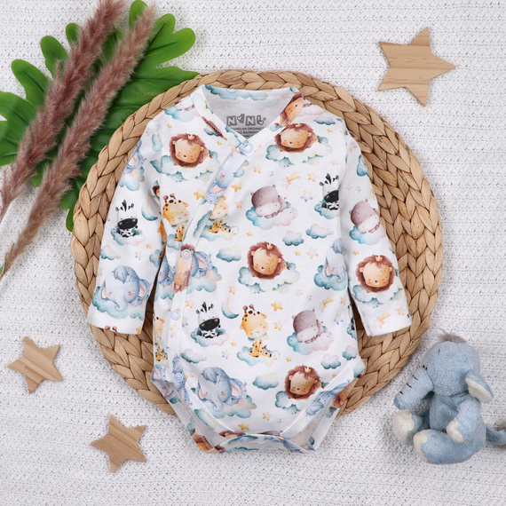 ABK-0050 Komplet niemowlęcy Little Dreamers Nini bawełna organiczna OEKO-TEX delikatny PL