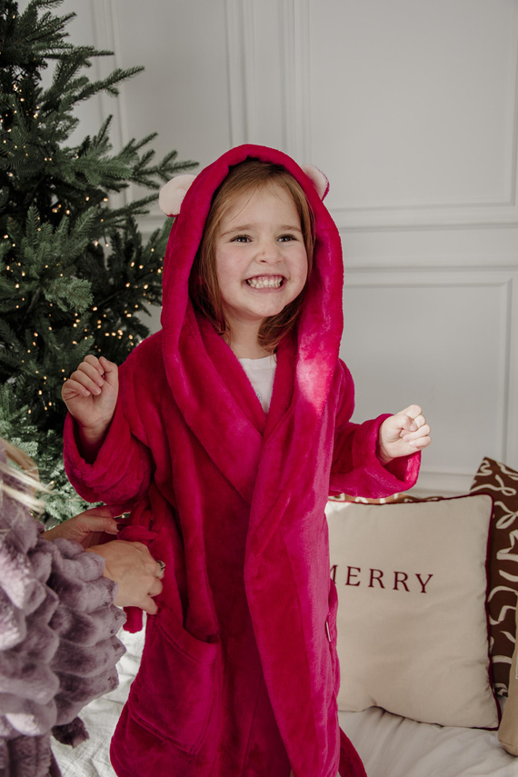 730 Serena Szlafrok Dziecięcy Forex - malina