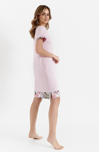 475 Koszula Nocna Cana - różowy