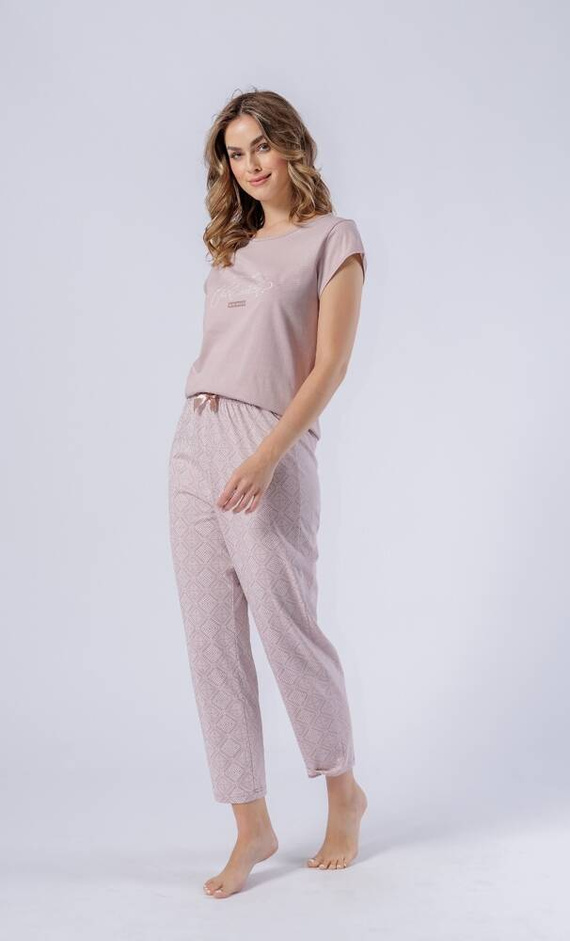 1561 Ela Piżama damska Leveza-beżowy