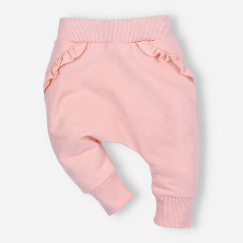 ABN-3947/BRÓ Sunny Spodnie dresowe z bawełny organicznej Nini różowy