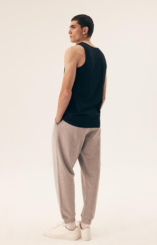 42978 Move 10 Koszulka męska Henderson czarna – bawełniana na ramiączkach, 2 szt.