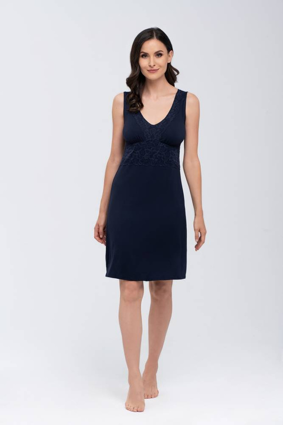 Louise Koszula Nocna Babella -granatowy 