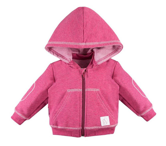 UNIQUE Rozpinana Bluza z kapturem Ewa Klucze- grafit