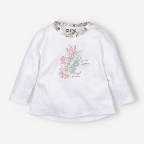 Magic Flowers Bluzka z bawełny organicznej Nini