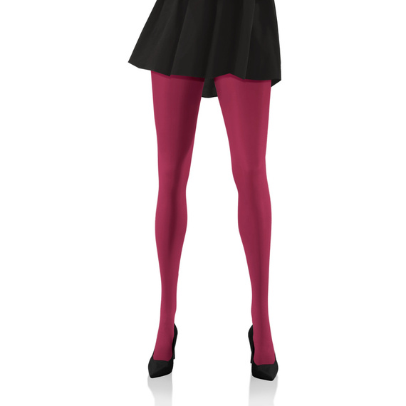 Hiver Rajstopy kryjące 40den Sesto Senso- bordowy