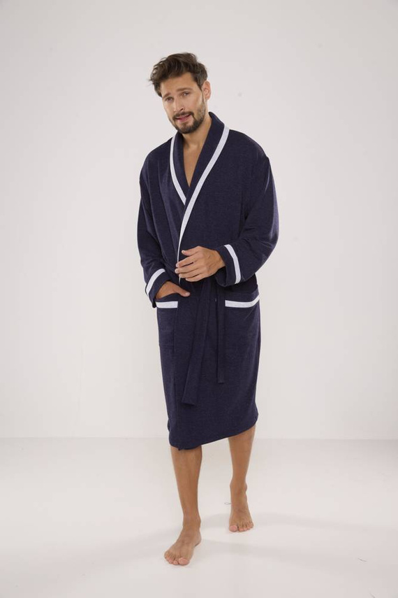 564 Bruno szlafrok męski De Lafense - jeans