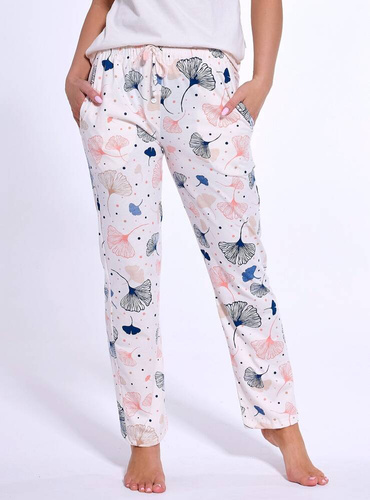  690/44 Spodnie piżamowe Cornette - ecru 