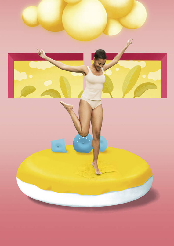 Koszulka typu tank top Sloggi go - fresh powder