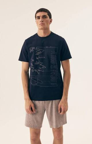 42598 Surf Piżama Męska Core Henderson - navy