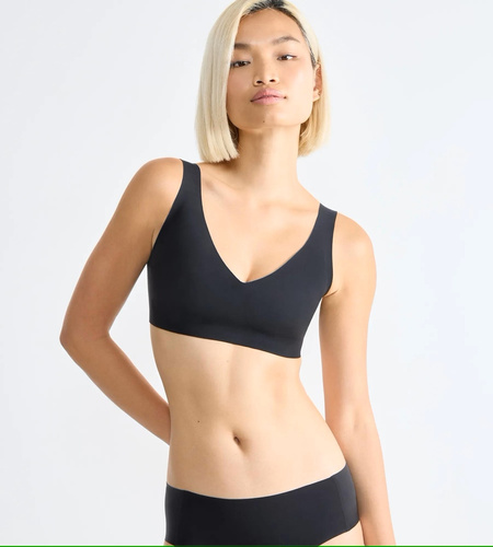 10186738 Bralette Zero feel Biustonosz push-up Sloggi - czarny