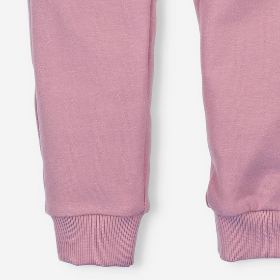 ILC-0019/SSH Spodnie dresowe dla dziewczynki I Love Colors - różowy