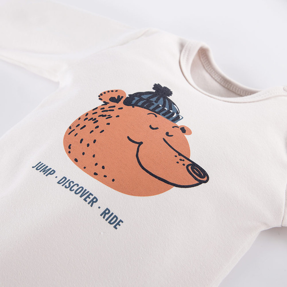 Jump Body z długim rękawem Eevi - ecru