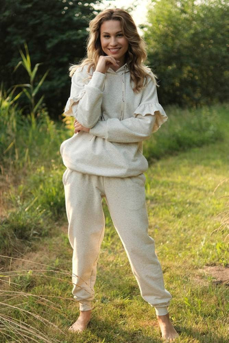 4309 Spodnie dresowe Doctor Nap - salt pepper