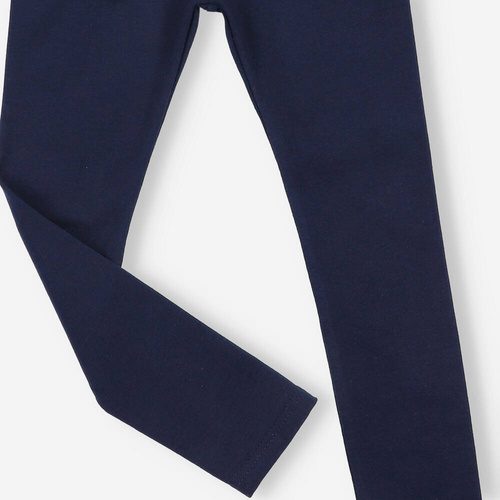 KAR-0041/GRA Legginsy dziewczęce Lagarto Verde - granatowy