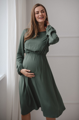 Lovely Dress Midi sukienka ciążowa i do karmienia Milk&Love miętowy