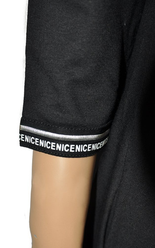 439 Nice Sukienka nocna De Lafense – kobieca elegancja i komfort snu - czarny