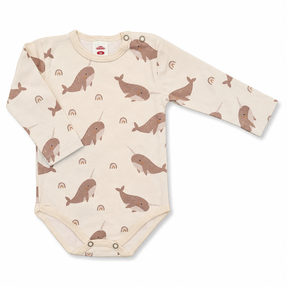 03256DR "Marlin" Body niemowlęce z długim rękawem Makoma