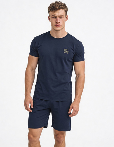 Cornette F&Y 940/57 Don't Wake Me Up– młodzieżowa piżama chłopięca 100% bawełna z krótkim rękawem