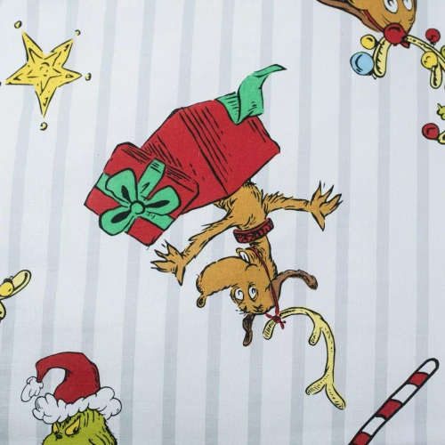 Pościel Grinch Grinchmas JF24 140x200 bawełniana 100% Grinch zamek