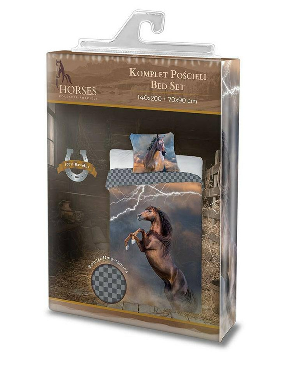 Pościel bawełniana Horses Koń 003 Faro