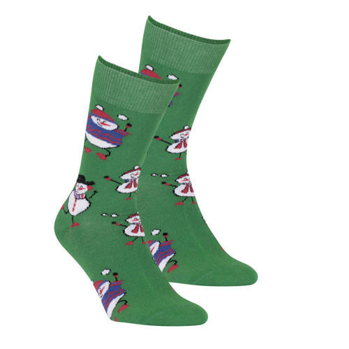 W94.155 Skarpety Świąteczne Męskie Wola 827 green