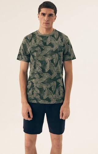 42599 South Piżama Męska Core Henderson - zielona