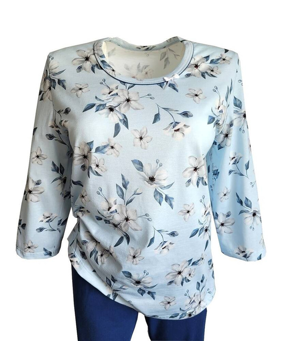 1275 Piżama damska Betina- błękitny