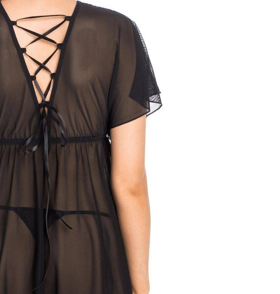 21216 Emma Koszula Nocna Siateczkowa Teyli - czarna