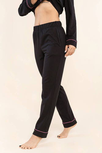 11 rozpinana piżama damska Bonamera czarny