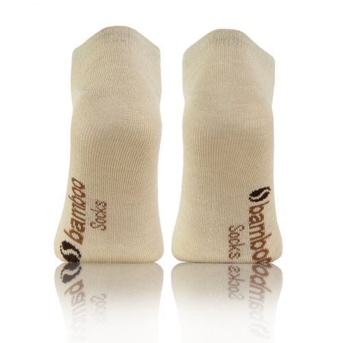 Eko Bamboo Skarpety stopki bambusowe Sesto Senso beżowy