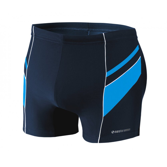 BD357 Bokserki kąpielowe Sesto Senso granatowy