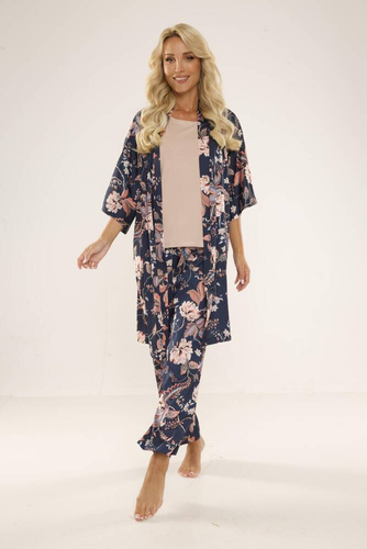 722 Lurdes Piżama damska De Lafense - granat