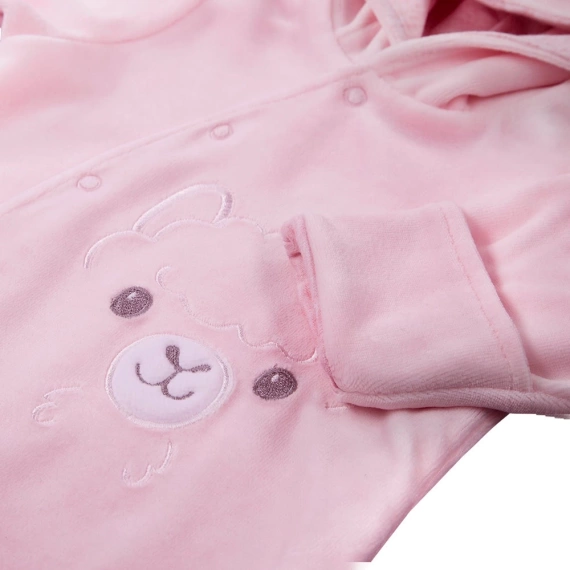 "Baby Love" Pajac welurowy Ewa Klucze - niebieski