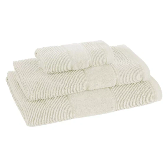 Komplet ręczników Emma Eurofirany kremowy 3 szt 30x50 50x90 70x140 500 g/m²