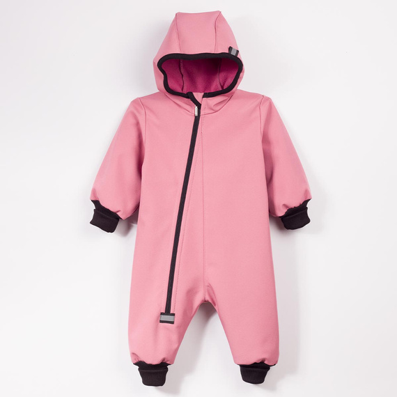 Kombinezon dziecięcy Nicol 229080 Softshell polar różowy