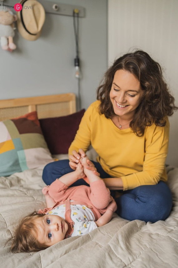 Two Ways bluzka ciążowa i do karmienia dwustronna  Milk&Love ochra
