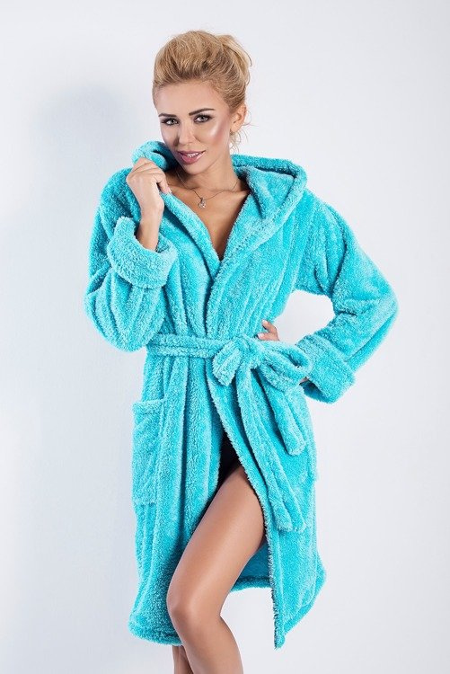 Diana Podomka Szlafrok Damski Dkaren - łosoś