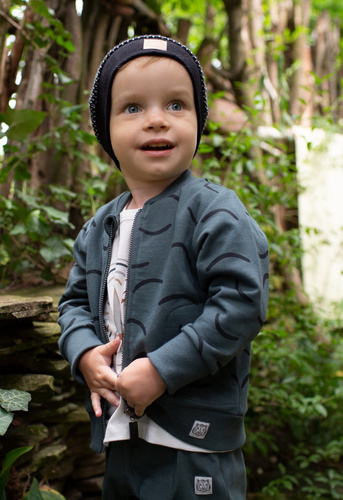 Le Tigre Bluza dla chłopca Pinokio - zielony druk