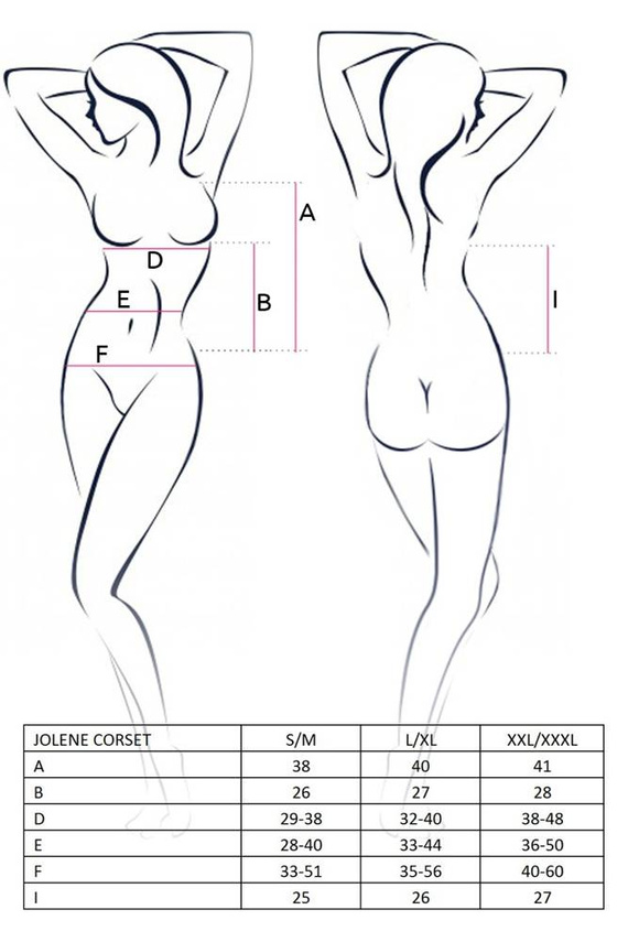 Jolene Corset gorset damski Passion czarny