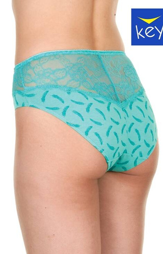 LPC 971 A22 Figi damskie Key miętowy-biały