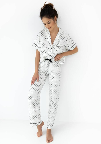 Chanel Piżama damska  Sensis -śmietankowy