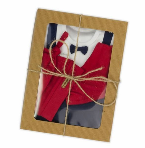 163023 Komplet czapka, apaszka, body i spodnie "Magia Świąt" Nicol - granatowy